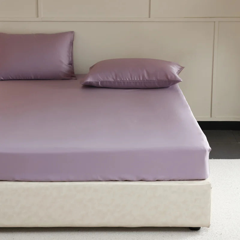 Premium Mulberry Silk Fitted Sheet - Luxury Hotel Quality Deep Pocket Design
