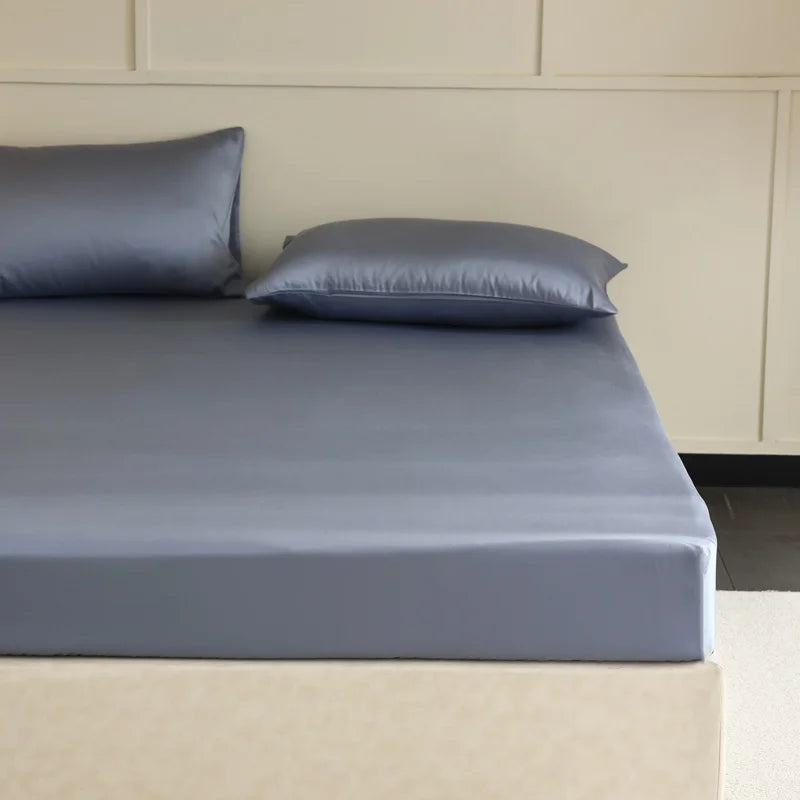 Premium Mulberry Silk Fitted Sheet - Luxury Hotel Quality Deep Pocket Design