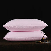 Luxury Goose Feather & Down Pillow Set – 2-Piece Premium Bed Pillow Inserts with 100% Cotton Shell