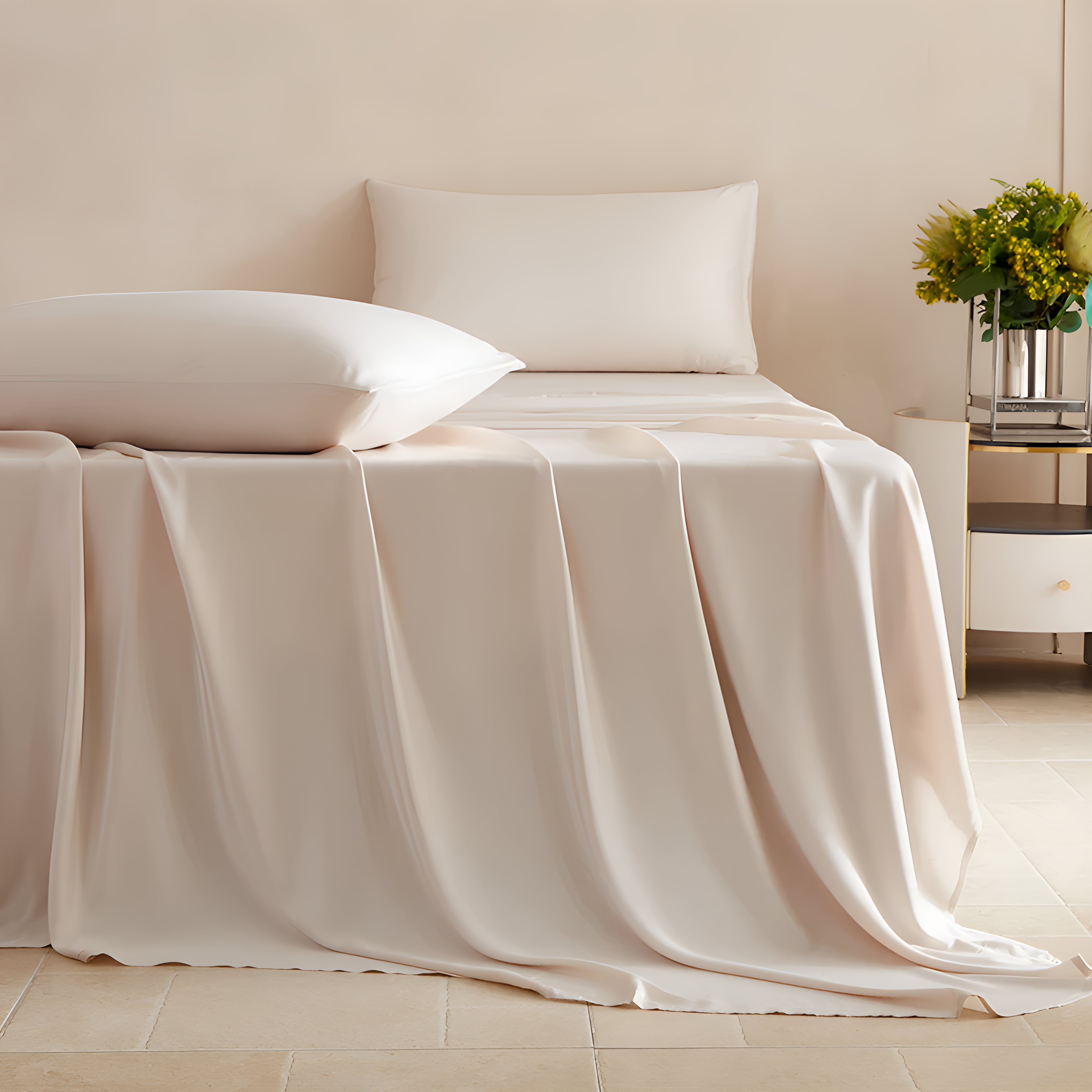 Mulberry Silk Flat Bed Sheet