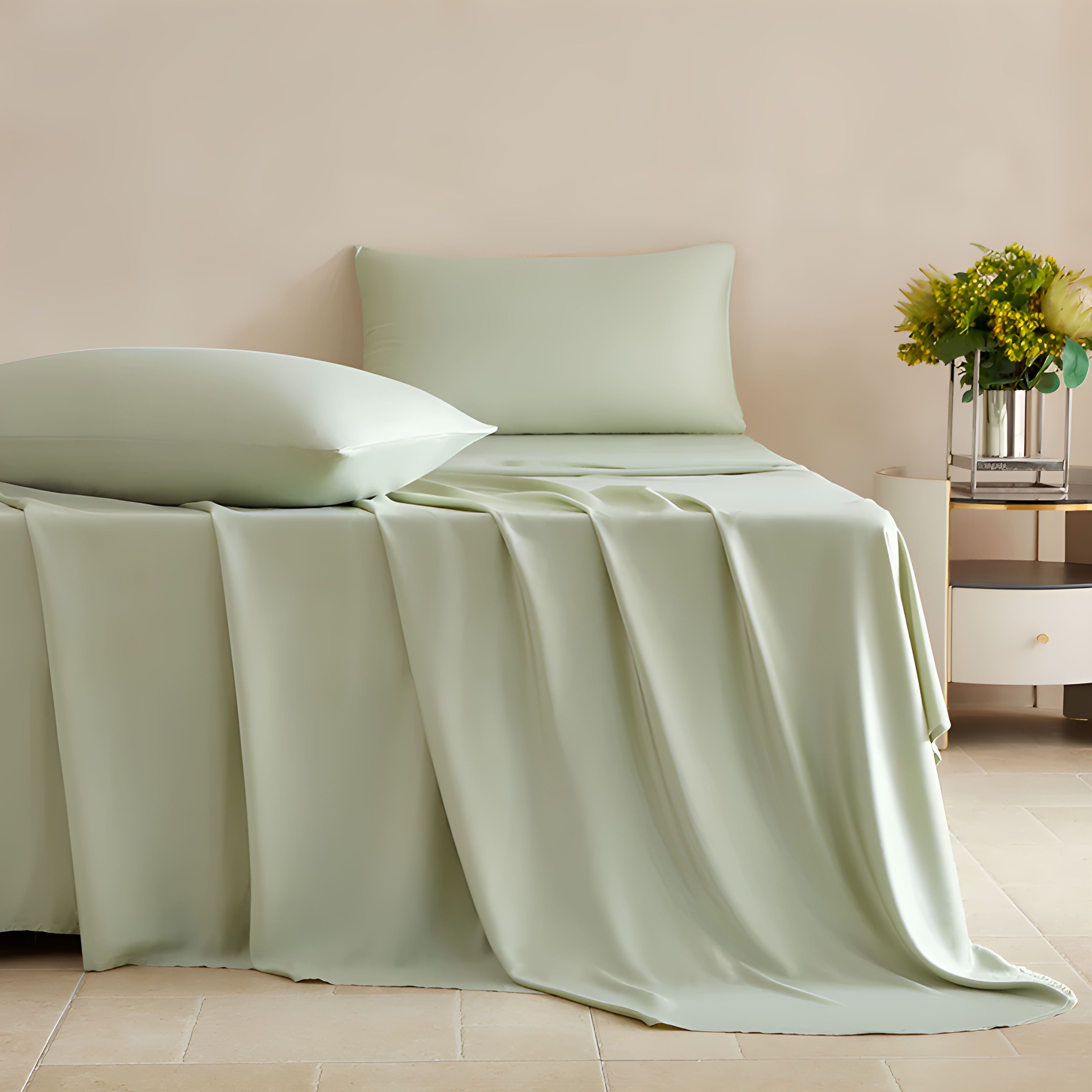 Mulberry Silk Flat Bed Sheet